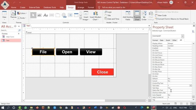 MS Access Status Bar Text in Bangla | স্ট্যাটাস বার টেক্সট | How to Set Status Bar Text in any Ctrl смотреть онлайн