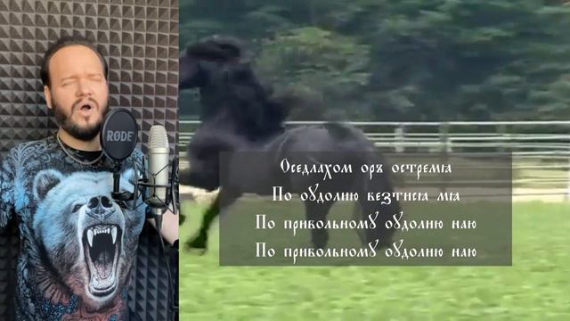 КОНЬ - Любэ НА ДРЕВНЕМ русском _ кавер Романа Боброва