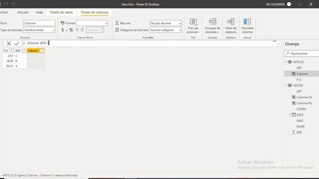 Formation Power BI Desktop#4( La fonction SUMX dans le langage DAX ) смотреть онлайн