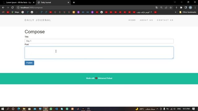 DAILY JOURNAL Web app смотреть онлайн