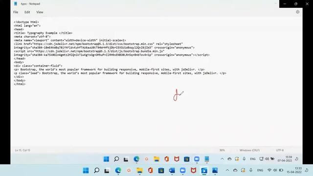 wt # 30 | Bootstrap Typography | small | lead class | text-muted class| display class | mark class смотреть онлайн