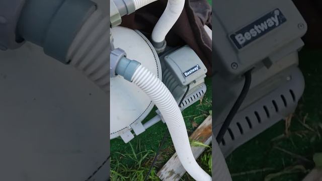 Засорился китайский песочный фильтр для бассейна Показываю как очистить) #Shorts