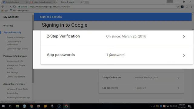 How to Generate a App Specific Password - My Google Account смотреть онлайн