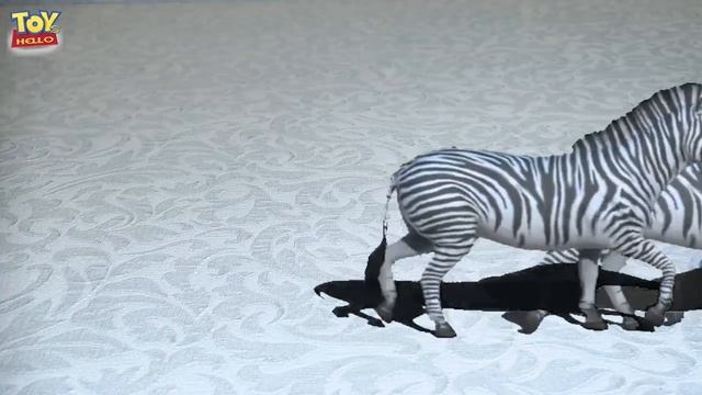 Funny Colored Cows Horses Colored Wild Animals Learn Colors Numbers Animal Name Cartoon For Kids