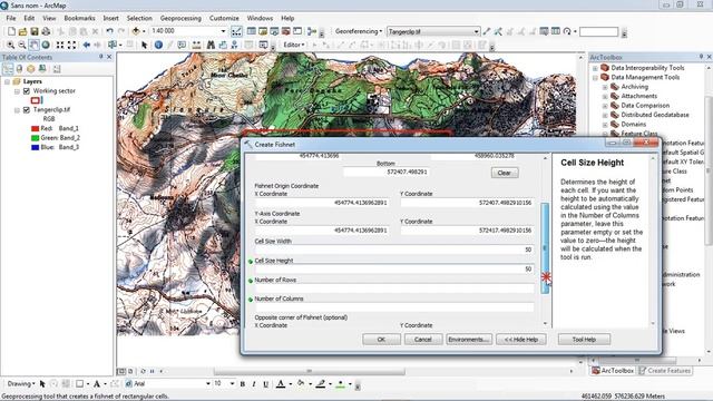 Create a Sampling grid using Arcgis /grille d'échantillonnage sous ArcGis смотреть онлайн