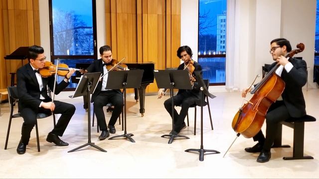 Por Una Cabeza TANGO - Carlos Gardel - Wedding String Quartet Paris смотреть онлайн