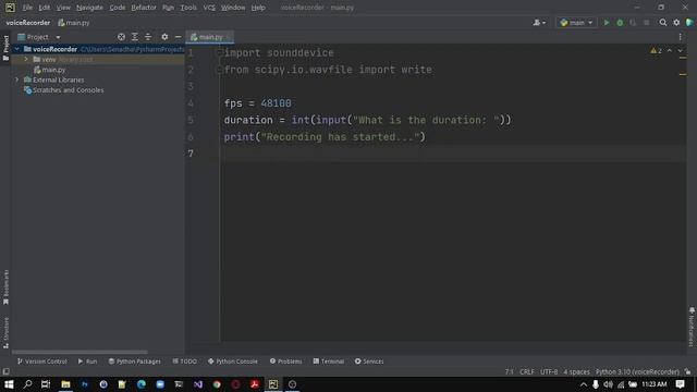 How to make a Voice Recorder with Python 2022 смотреть онлайн