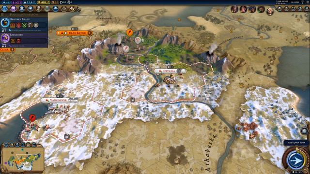 Civilization 6 / GS: Kanada #2 - Tundra i wulkany (Bóstwo) смотреть онлайн