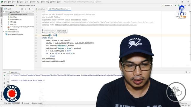 Part 2: Aplikasi Python untuk Face & Eye Detection dengan OpenCV menggunakan Algoritma Haar-Cascade смотреть онлайн