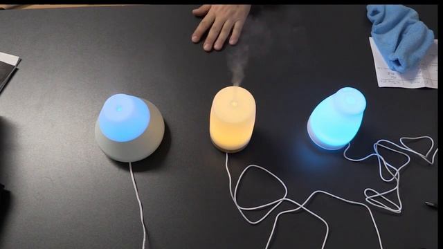 Aroma Diffuser - Luftbefeuchter Ultraschall - 3 Stück im Vergleich смотреть онлайн