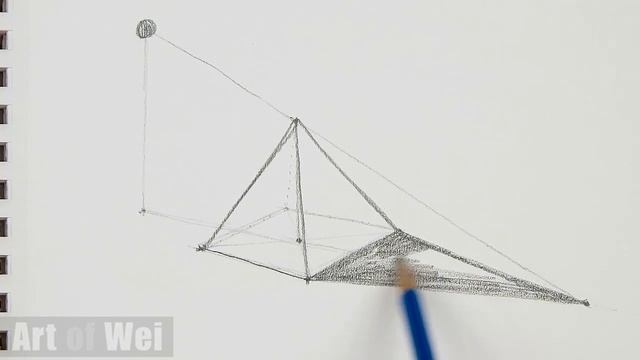 Learn to Draw and Shade a Pyramid смотреть онлайн