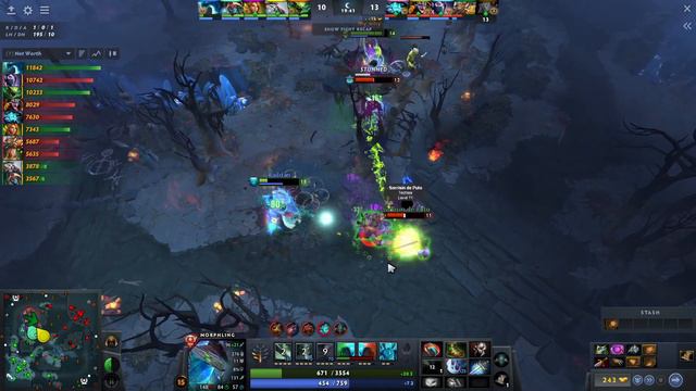 Yatoro Morphling Water Spirit Beast - Dota 2 Pro Gameplay [Watch & Learn] смотреть онлайн