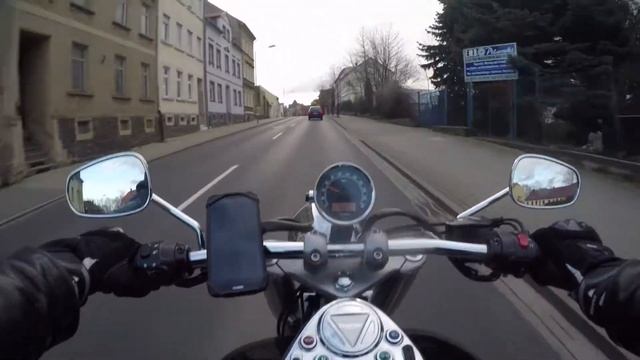 MOTORCYCLE ROAD TRIP IN FEBRUARY (Leipzig - Dresden)