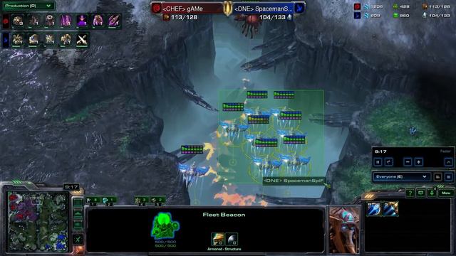 Starcraft 2: Lurker Feint into Broodlords in ZvP смотреть онлайн