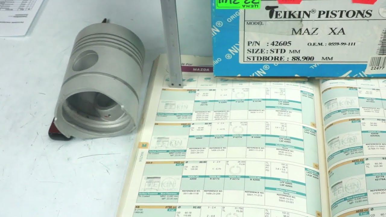 XA (2.5L) Mazda поршни Teikin 42605 смотреть онлайн