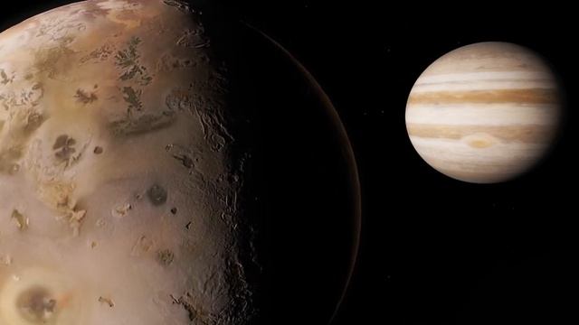 View of Jupiter from his moon's orbit IO смотреть онлайн