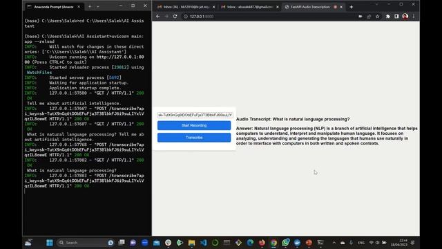 Voice assistant using on device ASR with chatGPT смотреть онлайн