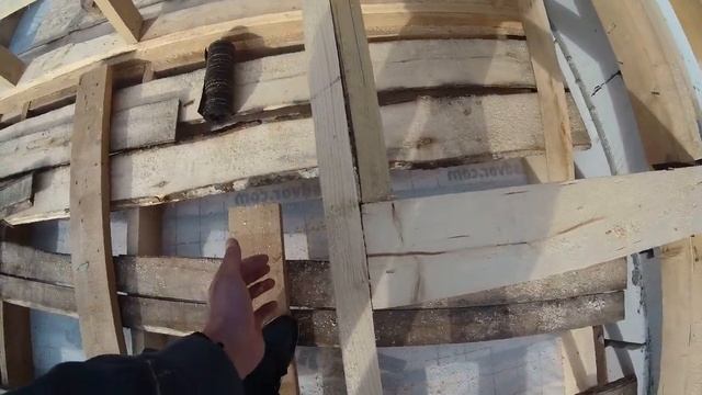 Крыша на доме из газобетона. (Односкатная крыша) смотреть онлайн