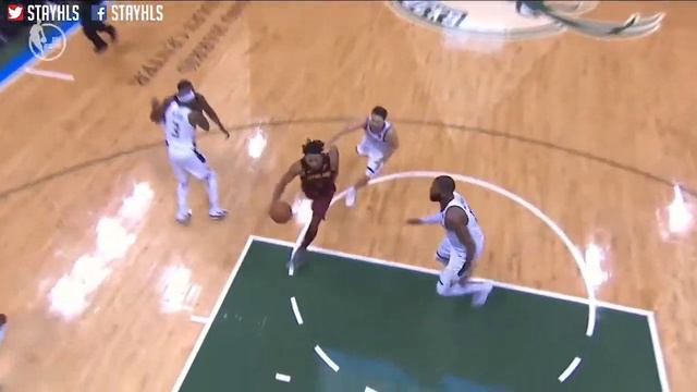 Greg Monroe Hard Foul vs Derrick Rose Cavs vs Bucks 2017 NBA Season смотреть онлайн