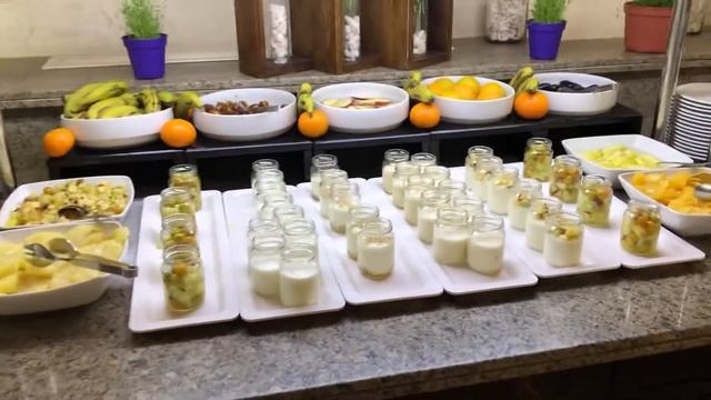 Подробный завтрак в отеле Джаз Оазис Макади/Jaz Makadi Oasis Resort 5* от турагента Оксаны Шило. смотреть онлайн