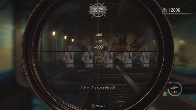 RE4 remake PS5 version 4-C shooting gallery, S rank w/ all skulls. смотреть онлайн
