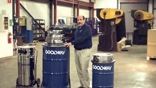 Goodway VAC-2 Industrial Wet/Dry Vacuum with Twin Motors смотреть онлайн