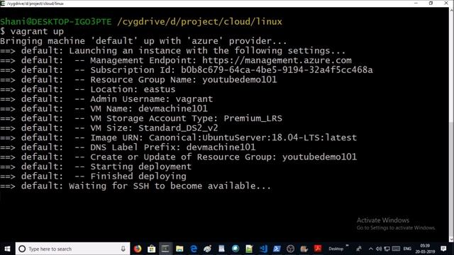How to manage Linux VM on Azure with Vagrant смотреть онлайн