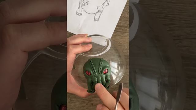 Лепка Ктулху ( Лавкрафт ) из полимерной глины / polymer clay Cthulhu Lovecraft смотреть онлайн