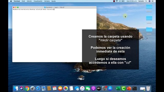 ? Cómo CREAR Una CARPETA Desde TERMINAL MAC