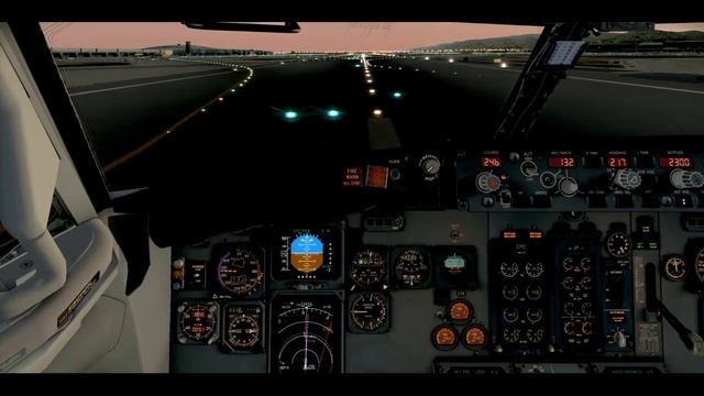 IXEG737 X-Plane El Prat Barcelona {LEBL} Approach and landing RWY 25R смотреть онлайн