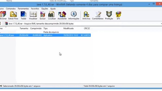 Instalação Java 1.0.7_40 (B2S-share) смотреть онлайн