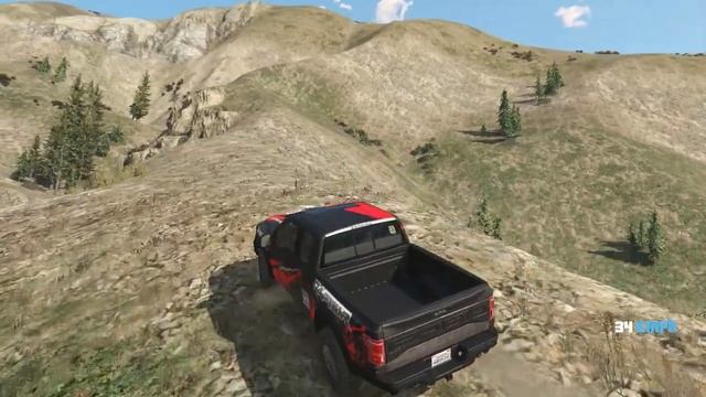 Ford Raptor Extreme Off-roading | GTA 5 Gameplay | Ks Gaming смотреть онлайн