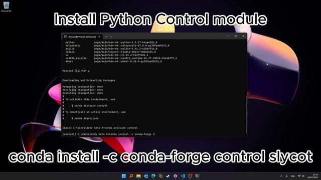 Mastering Miniconda: Creating a New Environment and Installing Python Control Module смотреть онлайн