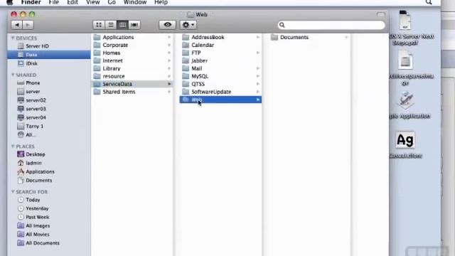 Starting the Web Service - Apple Mac 10.6 Server Tutorial смотреть онлайн
