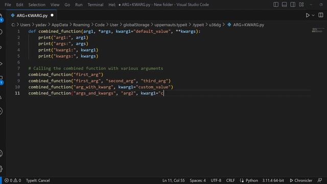 *arg + **kwargs == "python function" #python #coding #programming смотреть онлайн