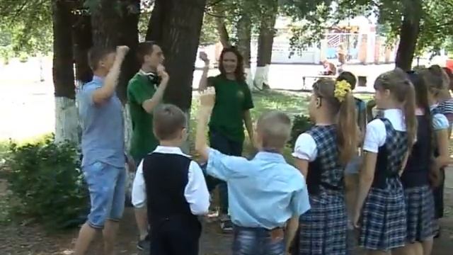 19 мая  в Парке Юбилейный россошанские школьники   весело отметили день детских организаций.