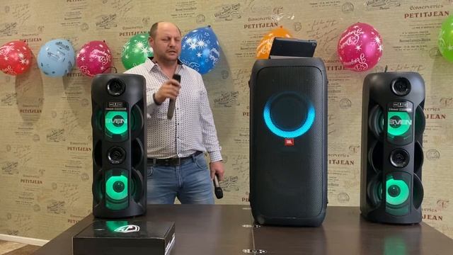 микрофоны G-MARK x220u + JBL 310 и sven 720 обзор и тест КАРАОКЕ смотреть онлайн