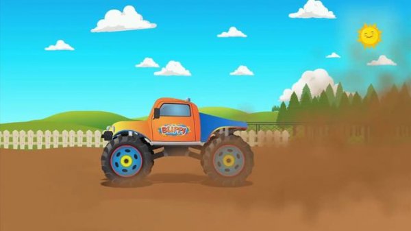 Learn Colors with Monster Trucks for Children with Blippi