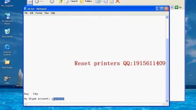 Printer RESET VIDEO WF 7515 Adjustment Program resetter смотреть онлайн