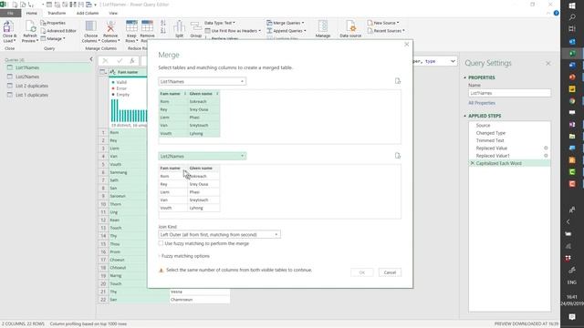 In list 1 but not 2 in Excel's Power Query смотреть онлайн