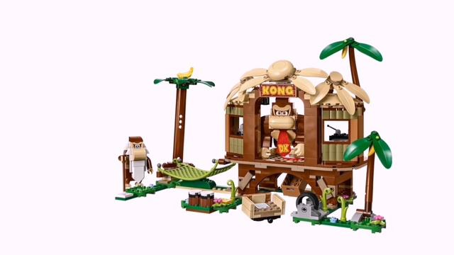New Lego Donkey Kong treehouse set Revealed!! смотреть онлайн