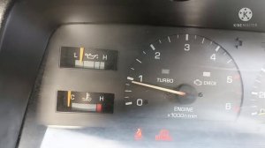 Измерение давления масла в дизеле автомобиля Toyota Hilux Surf LN130 механическим манометром