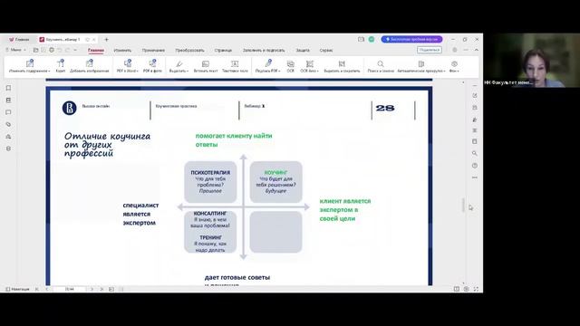 Чилипенок 02 Карьерный трекинг: коучинговая практика // 9.10.23 смотреть онлайн