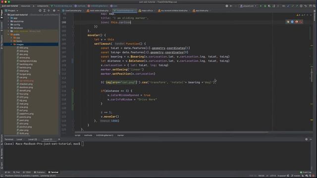 Ep12 Just Eat : Add Info Window & Polyline To Google Map (Laravel & Vuejs) смотреть онлайн