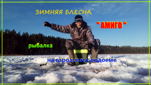 Блесна зимняя " АМИГО". Рыбалка.