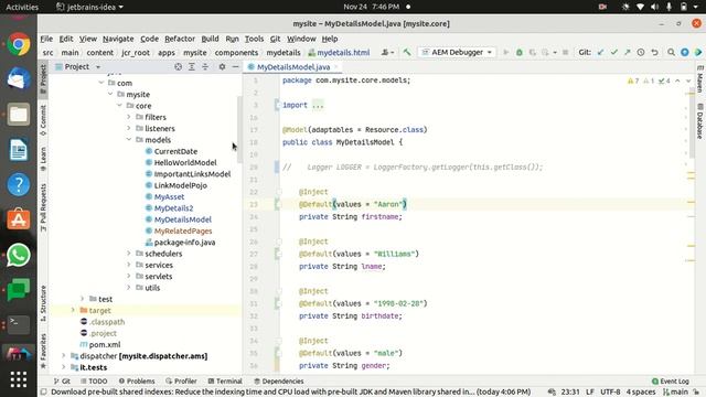 What is @Default annotation - Sling Models смотреть онлайн