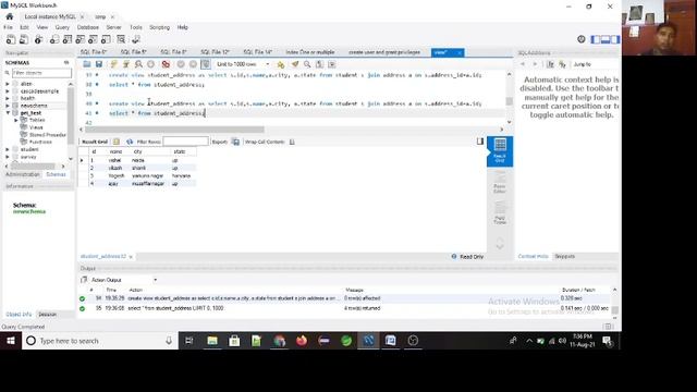 MySql view , Ways to create view , Check Option смотреть онлайн