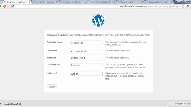 9. How to Upload and Install WordPress on the web Part2 | 9 hour Complete Wordpress Course смотреть онлайн