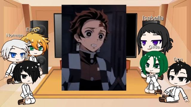 The Promised Neverland react to Demon Slayer | 1/2 | Sub Indo смотреть онлайн