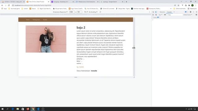 Tutorial Membuat TOKO ONLINE dengan PHP & MYSQL + BOOTSTRAP | MEMBUAT HALAMAN DETAIL PRODUK смотреть онлайн